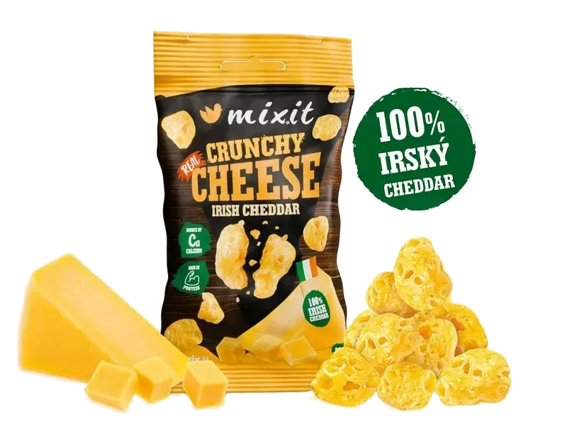 Mixit Křupavý sýr do kapsy - irský cheddar 20 g
